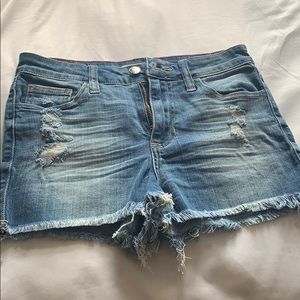 Denim shorts